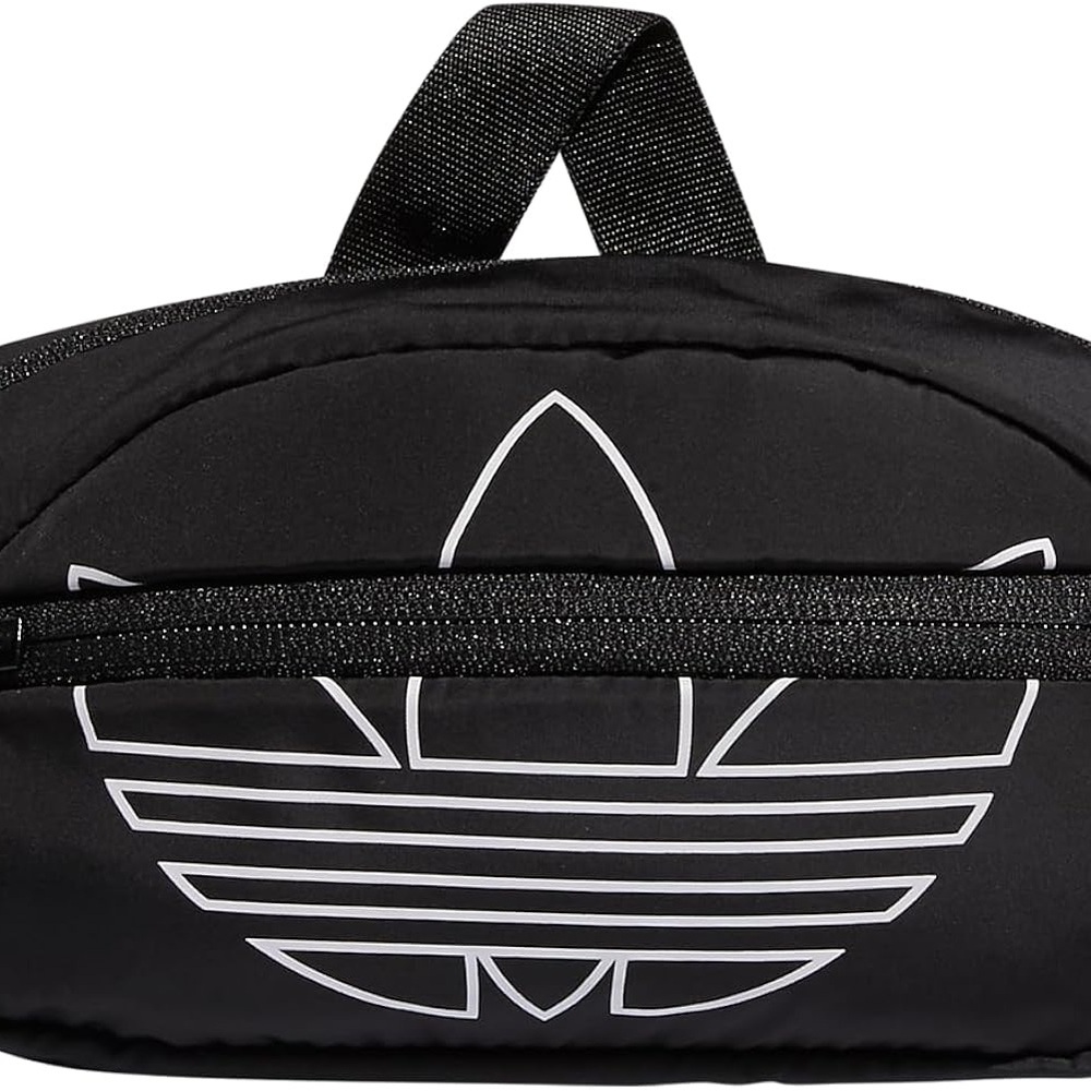 Adidas Black Belt Bag with White Logo - Picture 2 of 5
